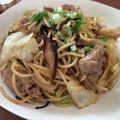 さきこ0224's cooksnap of when they made ☆春キャベツ豚肉、塩昆布の和風パスタ☆.