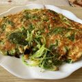 にーほ's cooksnap of when they made シャキシャキヘルシーお好み焼き.