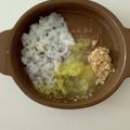 takuanne's cooksnap of when they made 【離乳食 中期】納豆 冷凍保存.