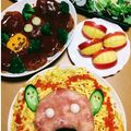 oninopantu's cooksnap of when they made 簡単♪ハロウィンに口の形のリンゴ飾り切り.