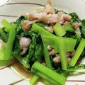 まぶたん's cooksnap of when they made 豚肉と小松菜の炒め煮♡.