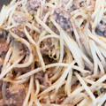 心羽音ママ's cooksnap of when they made 早うまっ☆もやしとひき肉の味噌マヨ炒め♪.