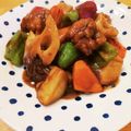 ドラエミ's cooksnap of when they made 大戸家風＊鶏肉と秋野菜の黒酢餡かけ.