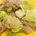 ひまちゃんこ's cooksnap of when they made 豚バラとキャベツのガリバタ炒め♪.