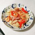 nana_tenjo's cooksnap of when they made 炊飯器で作るパエリア.