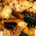 やえまりも's cooksnap of when they made かぼちゃと豚バラの味噌炒め.