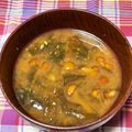 わたさな2016's cooksnap of when they made たっぷりなめことわかめのかんたん味噌汁.