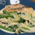 hiromi17's cooksnap of when they made 絶品♡鮭ときのこの豆乳クリーム煮.