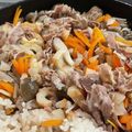 まなぴママ★'s cooksnap of when they made ストウブ鍋♪鶏肉＆きのこ炊き込みご飯♪.