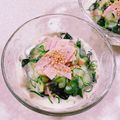 みぽぽ37's cooksnap of when they made ハムときゅうりのサラダ.
