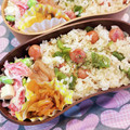 ハッピーまるしぇ's cooksnap of when they made 冷凍ご飯活用☆ピーマンソーセージの焼き飯.