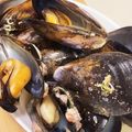 ねみねみ's cooksnap of when they made 簡単 短時間/ムール貝の酒蒸し.