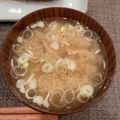 rug7's cooksnap of when they made 家事ヤロウ「サバ缶あら汁」.