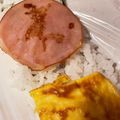 ふぁんころ's cooksnap of when they made ハムおにぎりサンド.