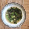 みるく茶's cooksnap of when they made オクラの味噌汁.