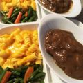 ame-ikuru's cooksnap of when they made ハンバーグとオニオンブラウングレービー.