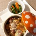 ame-ikuru's cooksnap of when they made ミートボールとポテトのデミソース.