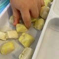 kamyu♩'s cooksnap of when they made 離乳食後期〜完了期☆しらすチーズトースト.