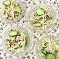 ふたごゆき's cooksnap of when they made 簡単！美味♪もやしときゅうりのごまナムル.