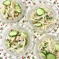 ふたごゆき's cooksnap of when they made 簡単！美味♪もやしときゅうりのごまナムル.