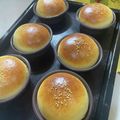 りんごころん's cooksnap of when they made ハンバーガーにふわふわバンズ＊型の作り方.