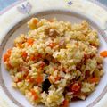 Moggieneko's cooksnap of when they made めんつゆチャーハン 驚き相性！.