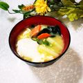 ♪としクック♪'s cooksnap of when they made 卵をポトン♪ 月見 味噌汁.