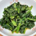 ｏｇａｃｈａｎ's cooksnap of when they made かぶの葉(大根菜）の味噌ゴマ和え.