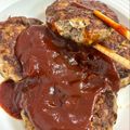 yoyo's cooksnap of when they made 基本のハンバーグ.