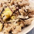 ☆めぐチキ☆'s cooksnap of when they made サツマイモとひじきのご飯.