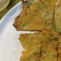 さぁ★たぁ★'s cooksnap of when they made 納豆キムチネギチーズチヂミ.
