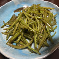 koseiクック's cooksnap of when they made やみつきの食感♡サツマ芋の茎の炒め物.
