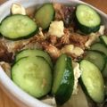 mantacarp's cooksnap of when they made 速攻♡さば缶豆腐丼♪.