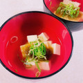 みぽぽ37's cooksnap of when they made 豆腐ととろろ昆布のすまし汁.
