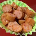輝夜の姫's cooksnap of when they made 簡単時短♪ピリ辛スパイシーソーセージ.