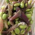 冷蔵庫レスキュー隊's cooksnap of when they made 秘伝豆とみょうがの炒め.