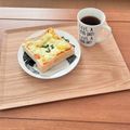 Etsu☆ko's cooksnap of when they made ふわふわ卵のチーズトースト.