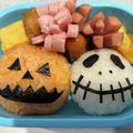 ‪人妻ちゃん's cooksnap of when they made にぎやか☆ハロウィンキャラ弁☆お弁当.