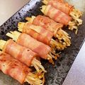 クックQSLFJR☆'s cooksnap of when they made 簡単えのきのベーコン巻き.