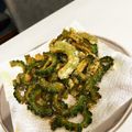 ♦︎くぅ〜こ♦︎'s cooksnap of when they made ゴーヤのから揚げ.