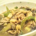 イエローバード's cooksnap of when they made 豚こま肉とピーマン茄子のとろ～り炒め煮.