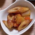 PPPPii0's cooksnap of when they made ごぼう、人参、大根とちくわの煮物.