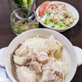 ちえたろう's cooksnap of when they made せいろ蒸し10分☆鶏もも肉のねぎ塩だれ.