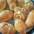 たまふくまつ's cooksnap of when they made 塩バターロールパン(覚書).