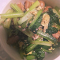 ｍａｋｉ0124's cooksnap of when they made 小松菜と玉子とウインナーのオイスター炒め.