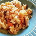 ＠ももこ's cooksnap of when they made 炊飯器でチキンライス♪オムライスに♪.