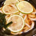 ぽんぽんぐ's cooksnap of when they made 温かい♡♡すだちうどん♪.