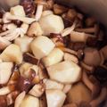 クックゆきんこ's cooksnap of when they made 【茶色いおかず】津志田芋とキノコの煮物.