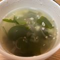 クックTQMGVO☆'s cooksnap of when they made 白ごま香る シャキシャキみょうがスープ.