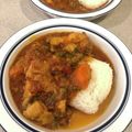 のらむーちょ's cooksnap of when they made 鶏手羽元ときのこのトマト風味カレー煮込み.